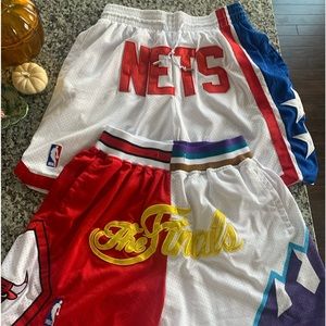Just Don NBA shorts size men's medium.$25 EACH. Both for $40